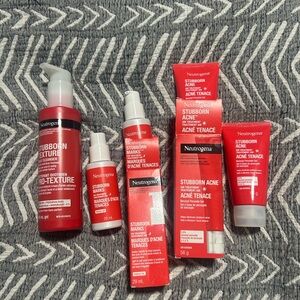 Neutrogena stubborn acne marks texture products all new -5 items